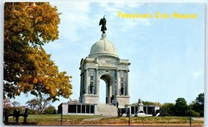 Postcard - Pennsylvania State Memorial - Gettysburg, Pennsylvania