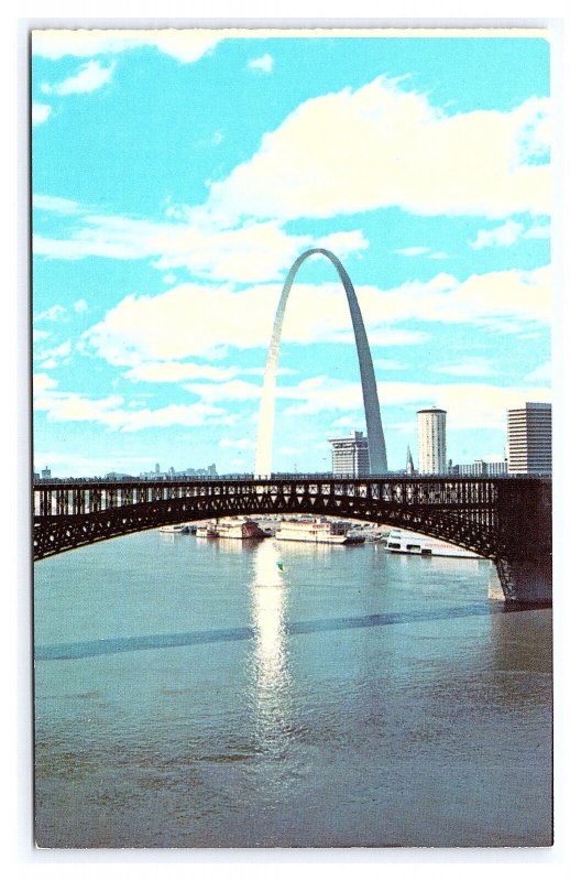 Sunrise On Gateway Arch St. Louis Missouri Postcard