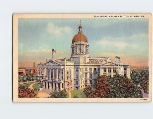 Postcard Georgia State Capitol Atlanta Georgia USA