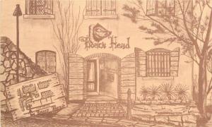 Artist impression Boars Head Restaurant roadside 1940s SAVANNAH GEORGIA 5097