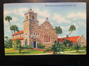 Vintage Postcard 1938 The Tourist Church Daytona Beach Florida
