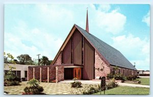 WEST PALM BEACH, Florida FL ~ NORTHWOOD METHODIST CHURCH 1960s-70s Postcard