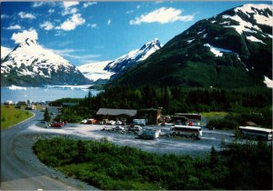 Continental Postcard Portage Glacier & Lodge Anchorage, Alaska CE17