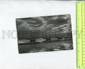 468155 USSR 1976 year Leningrad Kirovsky bridge postcard