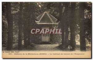 Old Postcard Chateau de Malmaison The Work Office of the & # 39Empereur Napol...