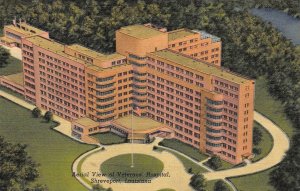 Aerial View of Veterans' Hospital, Shreveport, LA c1910s Vintage Postcard