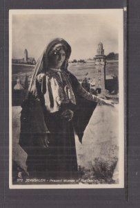 PALESTINE, ISRAEL, RAMALLAH, PEASANT WOMAN, c1910 ppc., unused.