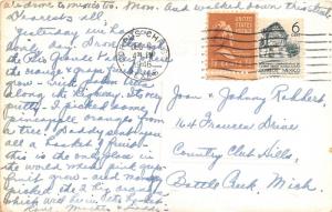 Matamoras Tamaulipas Mexico~Calle Cal Gonzalez~Street Scene~Coca Cola~1946 RPPC