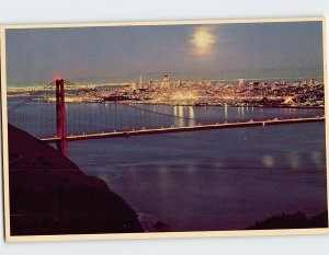 Postcard The Golden Gate Bridge, San Francisco, California