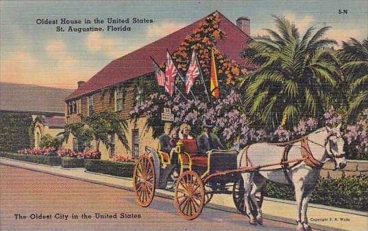 Florida Saint Augustine Oldest House In The United States