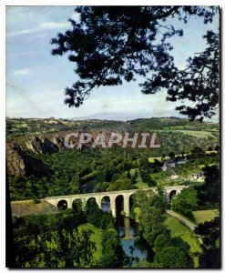 Postcard Modern Clecy La Suisse Normande The edges of the Orne the Rocks Park...