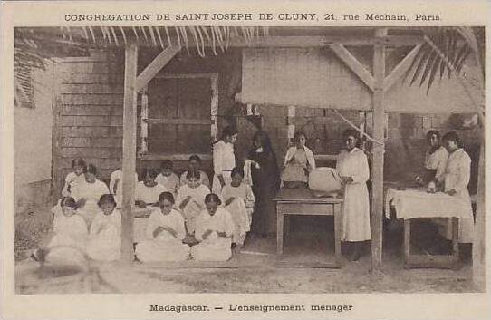 Madagascar L'Enseignement Menager Congregation De Saint Joseph De Cluny ...