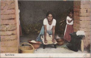 Postcard Mexico Tortillera 1907