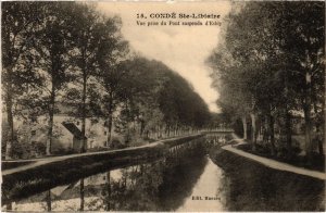 CPA Conde-Sainte-Libiaire - Vue prise du Pont Suspendu d'Esbly (1038763)