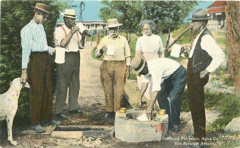 Agua Caliente Hot Springs Phoenix Arizona 1913 Maricopa Arizona Postcard 3481