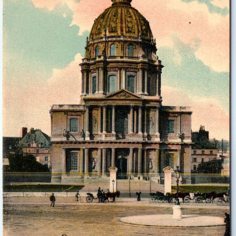 c1910s Paris, France Le Dome des Invalides Church Napoleon's Tomb Postcard A121