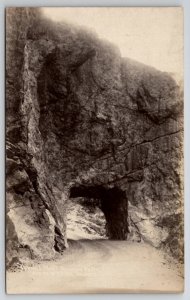 RPPC Tunnel Rainbow Route On Road To Canon City Colorado Real Photo Postcard Q29