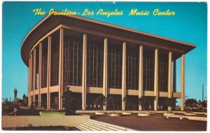 Pavilion, Los Angeles Music Center, California, Vintage Chrome Postcard