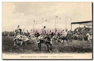 Old Postcard Compiegne festivals of Jeanne d & # 39arc The Melee Charge of Kn...