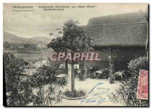 Postcard Old Nedkargemund Griechische Weinstube Zur Stadt Athen Gartenstrasse