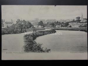 Devon EXETER from the Canal c1902 by Valentine 18482