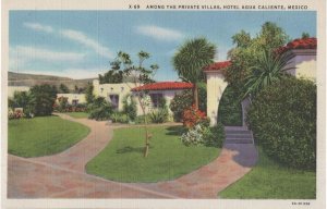 Among The Private Villas Hotel Agua Caliente Mexico Mint Postcard
