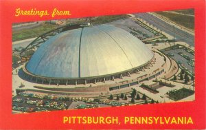 Pittsburgh Pennsylvania Public Auditorium Chrome Postcard