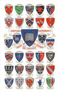 uk39693 oxford university real photo uk lot 23 uk coats of arms heraldic