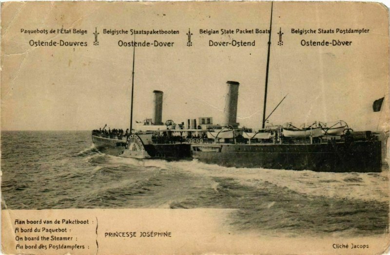 CPA AK Princesse Josephine - Paquebot - Ostende-Douvres SHIPS (911952)