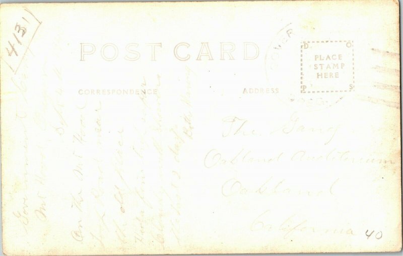 RPPC Mt. Hood Loop Highway Laurel Hill OR Vintage Postcard S35