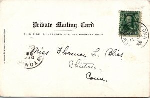 Elizabeth Park Hartford, CT 1905 UDB Postcard JB6