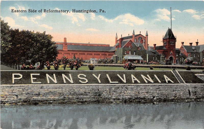 J53/ Huntingdon Pennsylvania Postcard c1910 East State Reformatory Prison 341