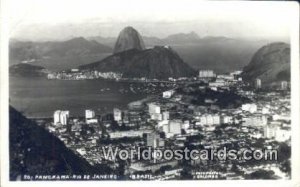 Real Photo Panorama Rio De Janeiro Brazil 1960 