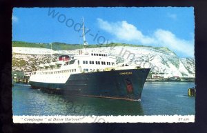 f2259 - French SNCF Ferry - Compiegne leaving Dover - postcard