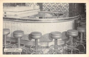 Indianapolis Indiana the Marinique Circular Bar vintage pc DD8349