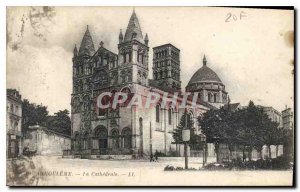 Postcard Old Angouleme Cathedrale