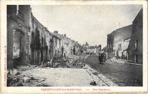 CPA Militaire Gerbéviller-La-Martyre - Rue Gambetta (91806)