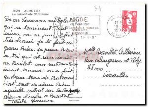 Postcard Modern Agde Cathedrale St Etienne