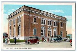 Idaho Falls Idaho Postcard Post Office Exterior Building c1920 Vintage Antique