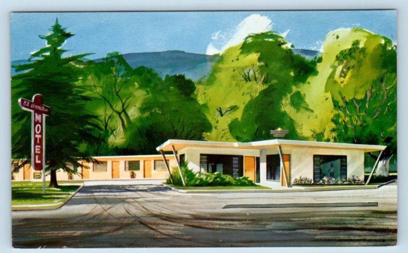 ST. HELENA, California CA ~ Roadside EL BONITA MOTEL Napa County c1950s Postcard