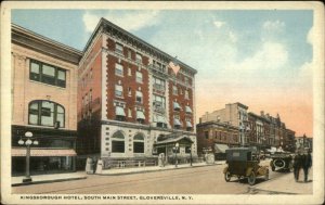 Gloversville NY Kingsborough Hotel c1920 Postcard