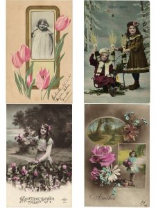 GLAMOUR GIRLS 500 Vintage Real Photo Postcards PART 2 (L3519) 