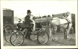 George Brinton Beal Circus Photograph #102 Bradno in Gig 1947