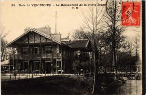 CPA PARIS 12e Bois de VINCENNES Le Restaurant de la Porte Jaune (672652)