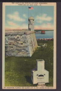 Florida St. Augustine Tower Hot Shot Oven Castle San Marcos Nat Monument - Linen