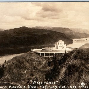1910s Crown Point Vista House RPPC Columbia River Hwy Photo Cross Dimmitt PC A97