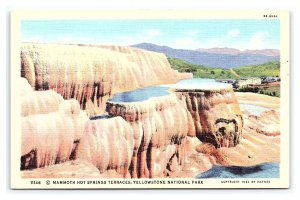 Mammoth Hot Springs Terraces Yellowstone National Park Wyoming Postcard