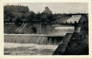 Czech Republic Bystřice Udolní Prehrada na Bystrice RPPC 03.31