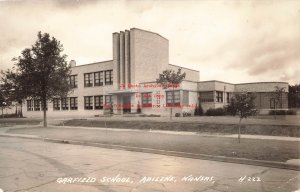 383643-Kansas, Abilene, RPPC, Garfield School