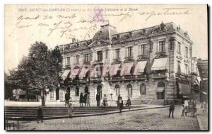 Old Postcard Mont de Marsan The Military Circle and The Army Museum